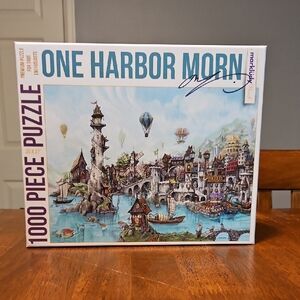 One Harbor Morn 1000 Piece Puzzle by Mark Klüdy
